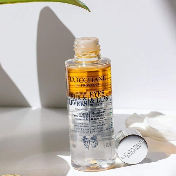 L'occitane Eyes & Lips Bi-Phasic Make-Up Remover 100ml NEW - Picture 3 of 6